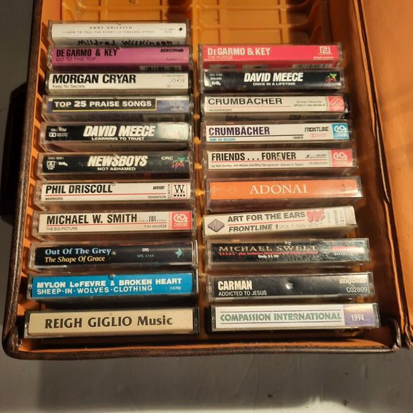 21 Vintage Cassettes - CCM Collection and Case - Picture 13 of 13